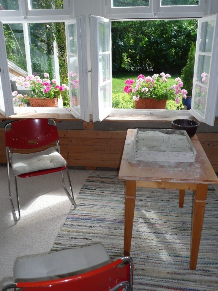 Arbeit mit Tonerde in Rütte Dürckheim Zentrum Initiatische Therapie